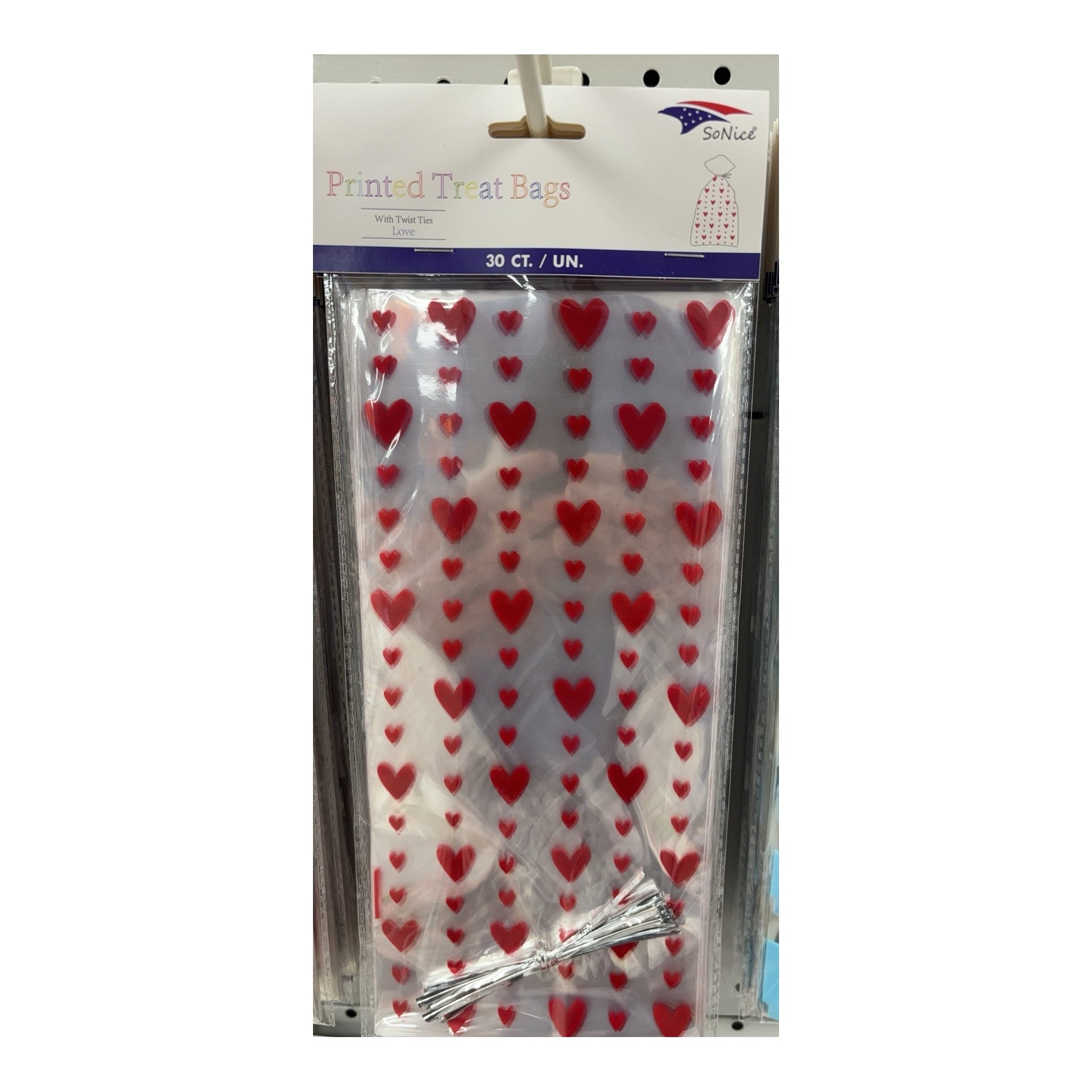 Cellophane bags 30 ct Love 240Pk/Cs